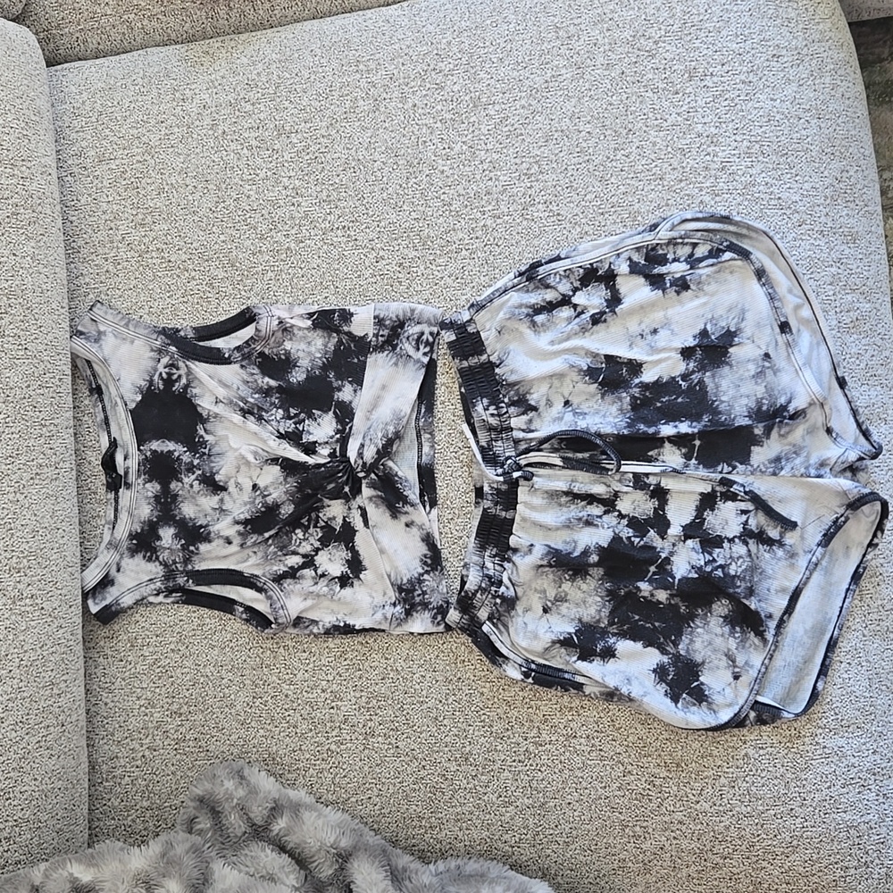 2 piece shorts and tank set